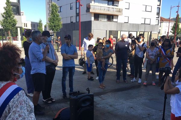 Rassemblement en soutien à Gabriel et sa famille