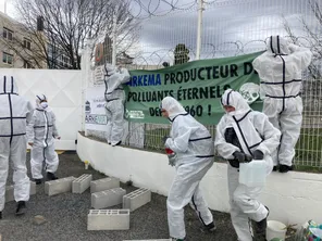 Le 2 mars 2024, 150 activistes avaient pénétré sur le site Arkema de Pierre-Bénite.