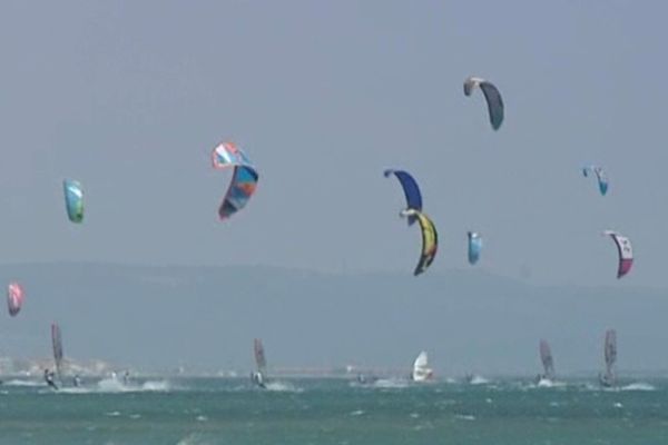 Mondial du vent 2013 à Leucate La Franqui