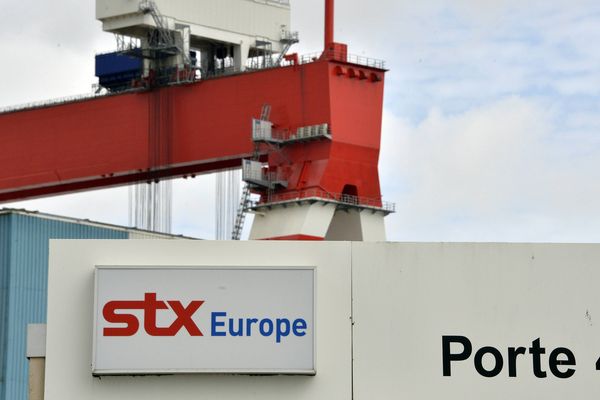 Les chantiers STX à Saint-Nazaire