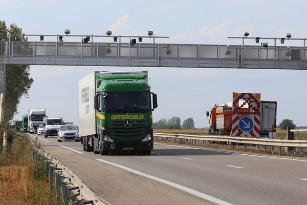 Certaines régions souhaitent un retour d'une "contribution" financière des poids lourds. Photo d'illustration