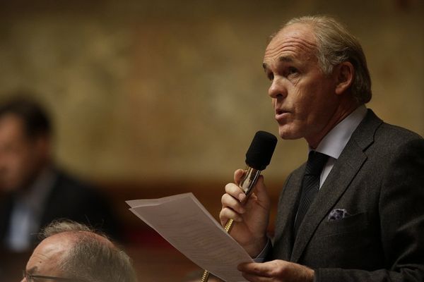 Le député Dominique Tian, à l'assemblée nationale, en 2015.