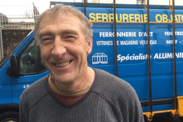 Alain Mérigot le nouveau patron de la serrurerie objatoise.