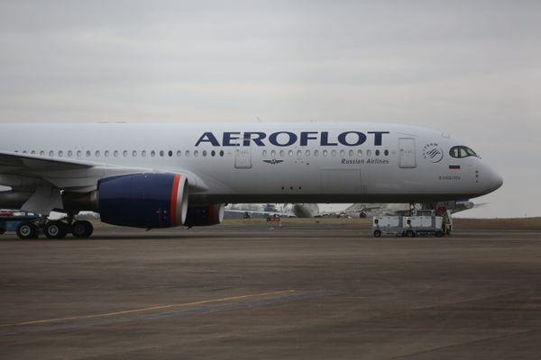 Son contrat de livraison signé, cet Airbus 350-900 de la compagnie russe Aeroflot est depuis le 5 janvier 2022 stocké sur l'aéroport de Châteauroux (Indre).