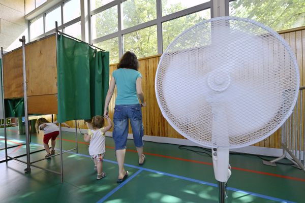 Jour de vote ce dimanche pour le second tour des élections législatives. Nancy, 19 juin 2022.