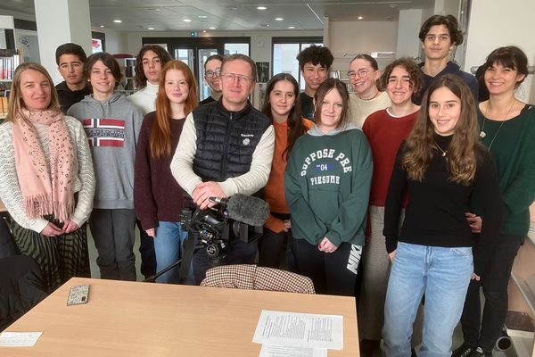 Classe de 3ème du collège Michelet de Tours