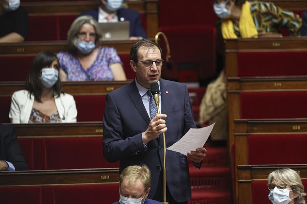 François Jolivet, député LREM de l'Indre, à l'Assemblée nationale.