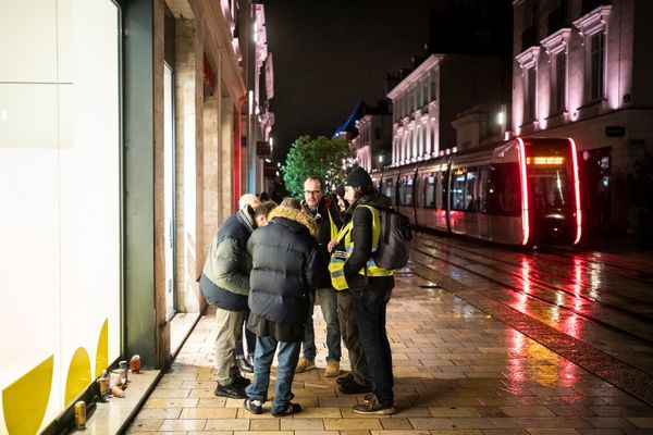 Seconde édition de la Nuit de la solidarité pour recenser les personnes sans-abri à Tours le 26 janvier 2023