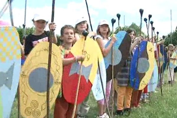 Les enfants de Saint-Gence et des communes voisines préparent les journées gauloises