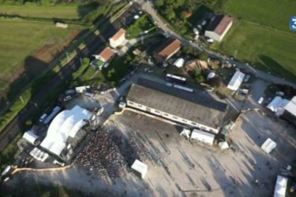 Un drone survolé le JDM, vendredi 6 juin 2014.