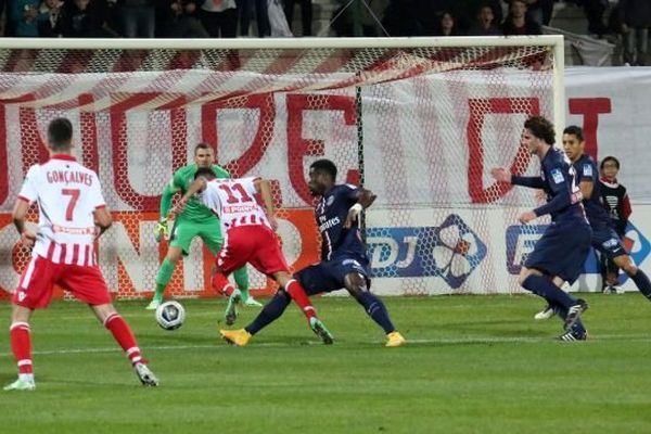 Même s'ils se sont inclinés face au PSG, les Ajacciens ont dans l'ensemble réalisé une belle prestation. 