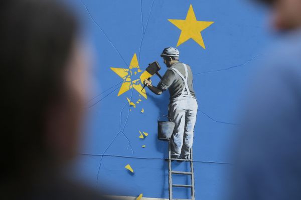 La fresque de Banksy à Douvres