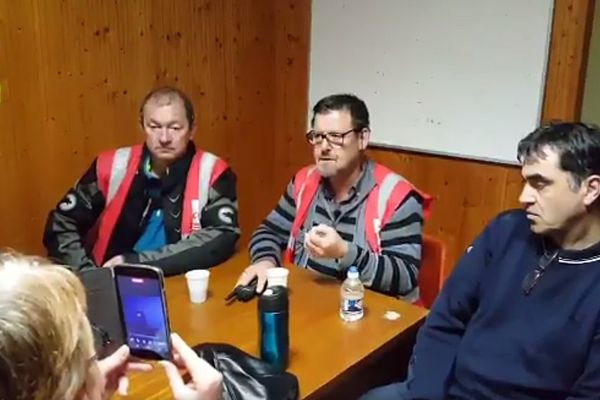 Jean-Marc Lambert de la CGT Transports ne décolère pas après l'intervention des forces de l'ordre ce lundi matin.