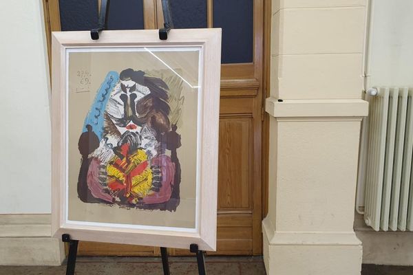 Une lithographie signée Picasso, en vente jusqu'à dimanche