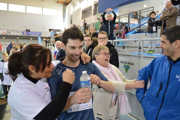 L'athlète de Val-de-Reuil Saby Chevalme après sa course