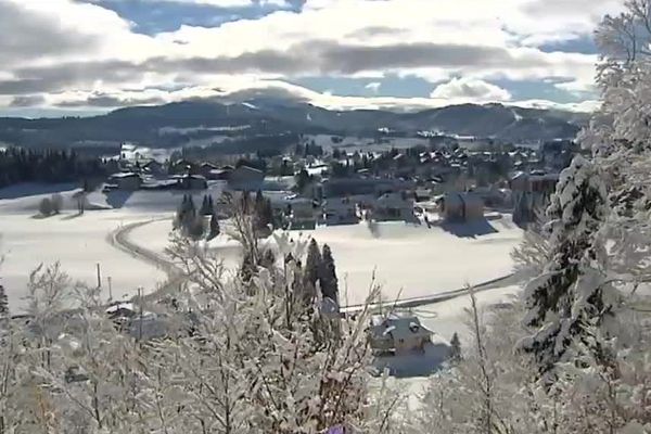 La station des Rousses dans le Haut-Jura