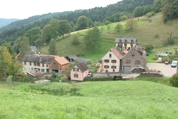 Le hameau des Verreries sur les hauteurs de Ribeauvillé