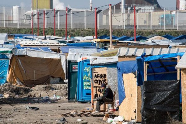 La "jungle" de Calais, le 16 mars 2016.