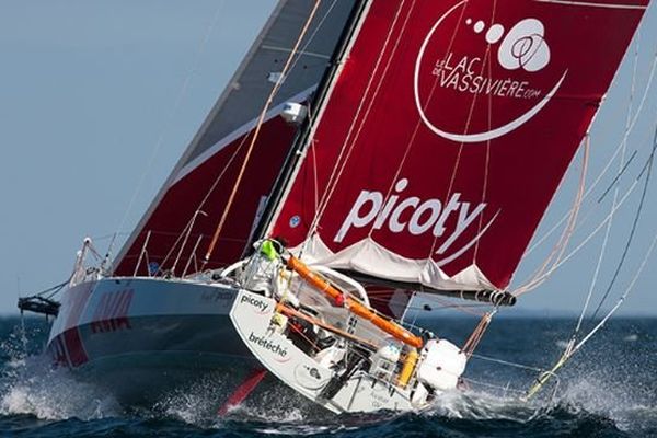 Le class 40 Picoty Lac de Vassivière qui participera à la "Route du Rhum"