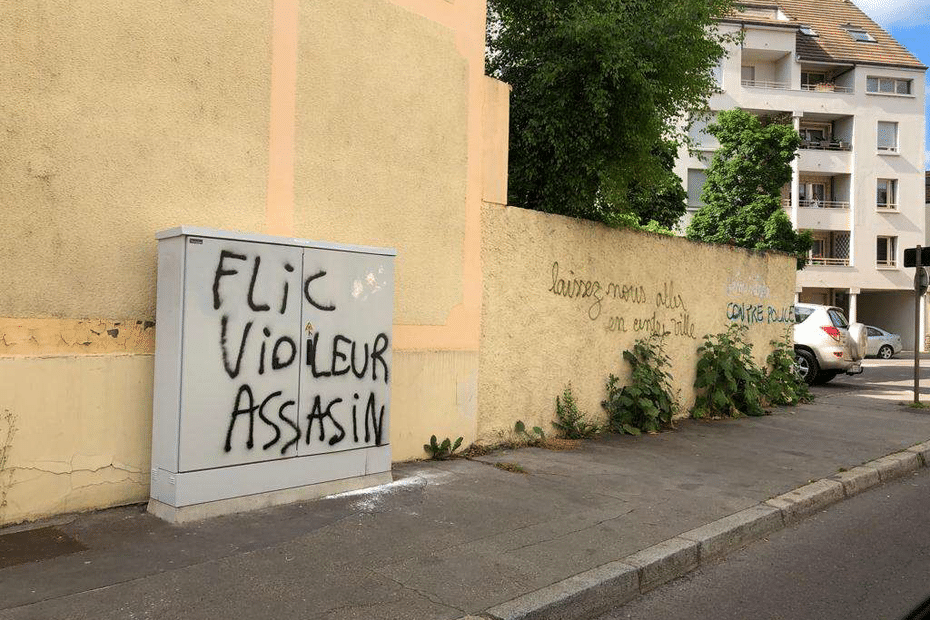 “Cop murderer rapist”… Anti-police tags discovered in Dijon, the prefect condemns them “very firmly”