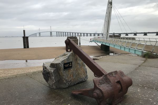 Pont de Saint-Nazaire vu de Saint-Brévin-les-Pins