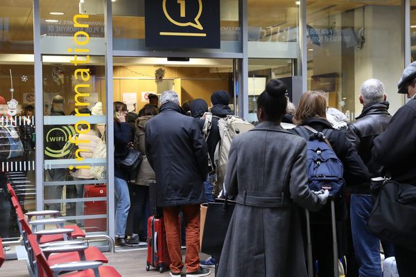 La gare Montparnasse, le 3 décembre, jour d'une panne qui a perturbé le trafic.