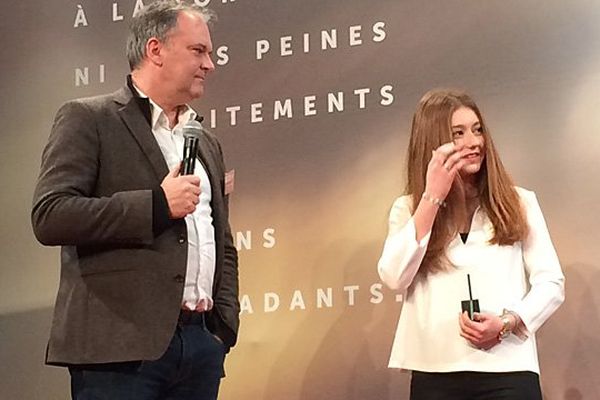 Anne-Laure Tollec a remporté ce vendredi le Grand Prix du concours de plaidoiries des lycéens 2016 au Mémorial de Caen