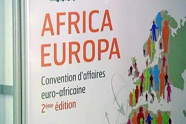 La Halle aux Toiles de Rouen accueille la deuxième édition de la convention d'affaires euro-africaine.