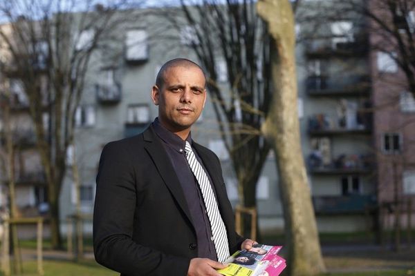 Fouad Ben Ahmed, leader de la liste citoyenne Poing Commun, a vu son local de campagne incendié ce vendredi 24 janvier.