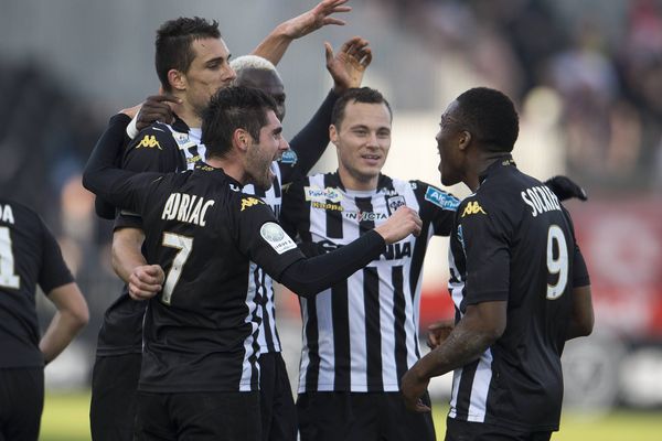 Lors de la rencontre entre Angers SCO et l'AS Nancy Lorraine le 11 janvier 2014