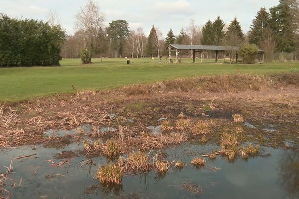 La nappe phréatique qui sert à arroser le golf de la Marsaudière est presque à sec