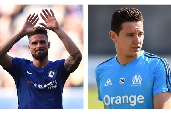 Olivier Giroud et Florian Thauvin