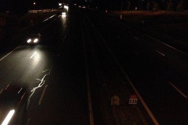 Une portion du périphérique toulousain a été éteinte pendant 4 nuits pour cette expérimentation.