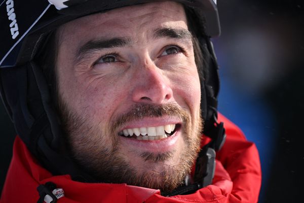 Kevin Rolland lors des Jeux olympiques de Pékin en 2022.