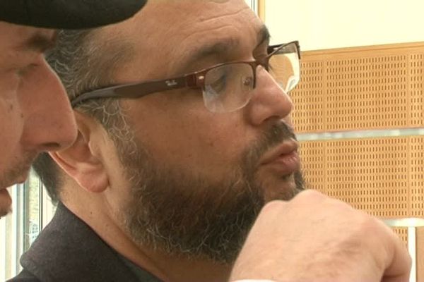 L'imam Khattabi à la cité judiciaire de Montpellier - avril 2016.