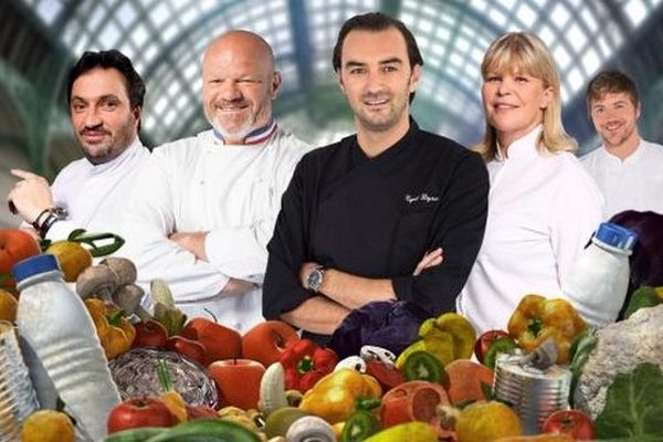 L'équipe de chefs de l'émission sur le gaspillage alimentaire. 