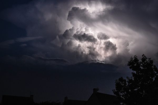 Un ciel d'orage (image d'illustration).