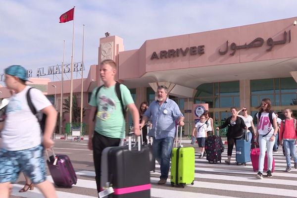 Arrivée des jeunes Isariens à Agadir au Maroc