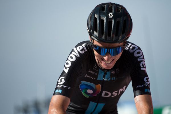 Romain Bardet lors de la 14e étape de la Vuelta 2021.