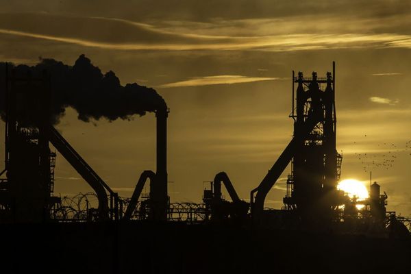 Le site de British Steel à Scunthorpe, en Grande-Bretagne.