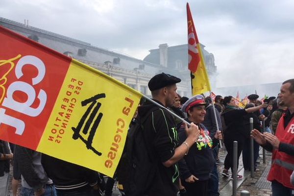 1500 cheminots manifestent à Bordeaux