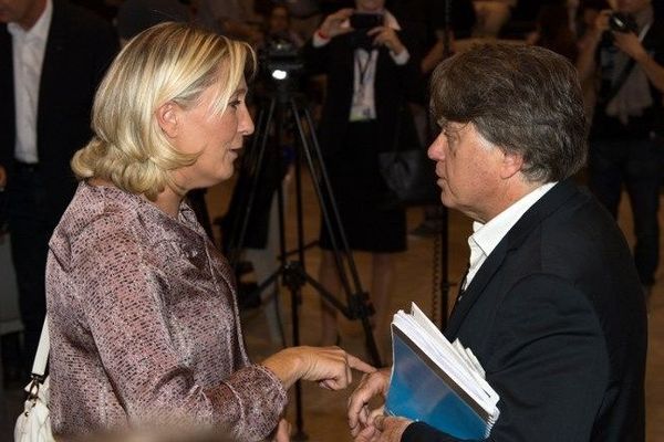 Marine Le Pen et Gilbert Collard sont à la tête du Rassemblement bleu marine