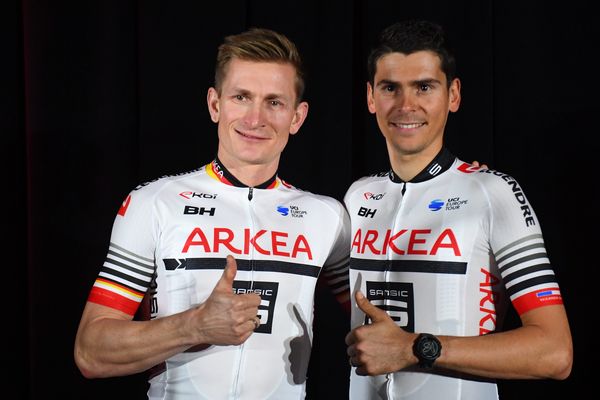 Présentation de l'équipe Arkea Samsic André Greipel et Warren Barguil 