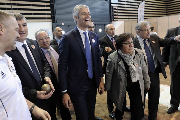 Laurent Wauquiez s'est exprimé sur le futur nom de région lors de l'inauguration de la foire de Lyon