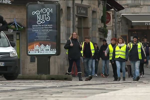 Les gilets jaunes appellent à une marche samedi 8 décembre au centre ville de Besançon. 