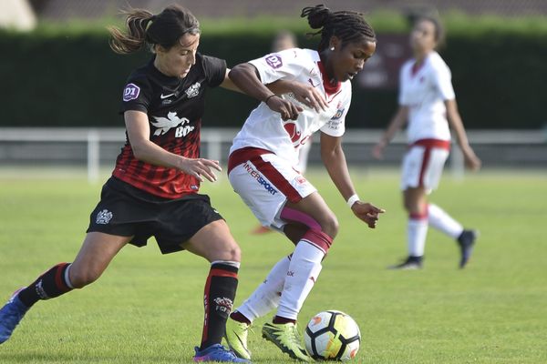 Nadjma Ali Nadjim (à droite) a rejoint les Girondins de Bordeaux en juin dernier.