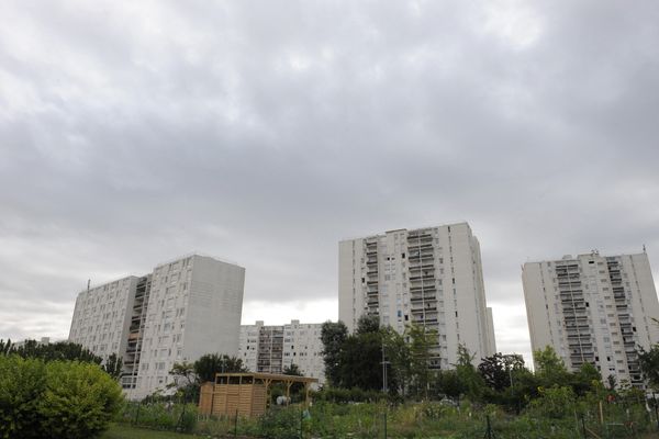 Quartier des Beaudottes à Sevran en Seine-Saint-Denis.