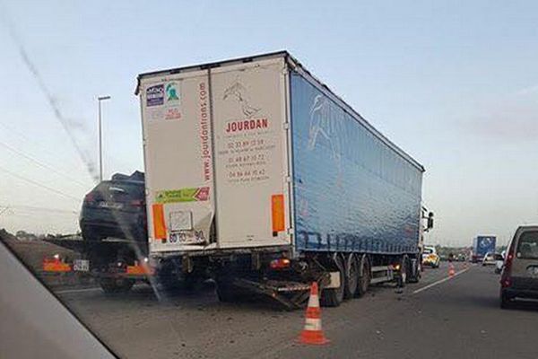 Accident mortel sur l'A1 ce jeudi matin.