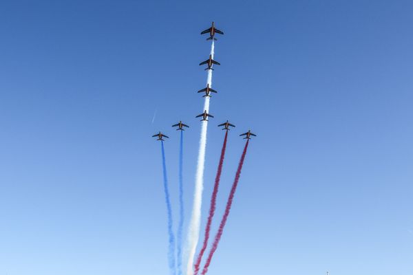 La Patrouille de France est attendue au festival Ailes et Volcans Cervolix samedi 1er et dimanche 2 octobre dans le Puy-de-Dôme.