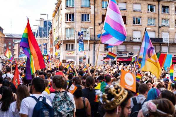 A Amiens, lors de la Marche des Fiertés, en 2019.